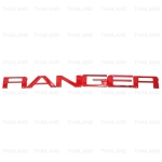 Logo โลโก้ติดท้าย โลโก้ติดฝากระบะท้าย "RANGER" 6 ชิ้น สีแดง สำหรับ Ford Ranger XLT XLS Hi-Rider Wildtrak ปี 2022-2023